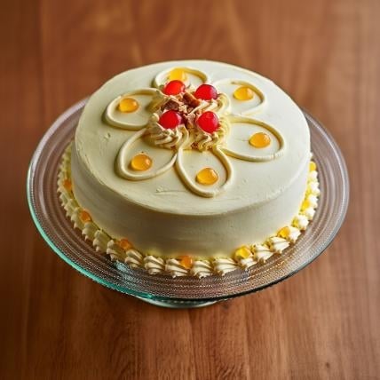 Butterscotch Cream cake (1 Kg Cake)