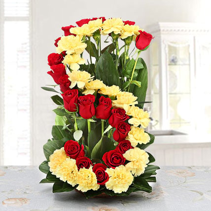 Alphabet Flower Arrangement Personalised