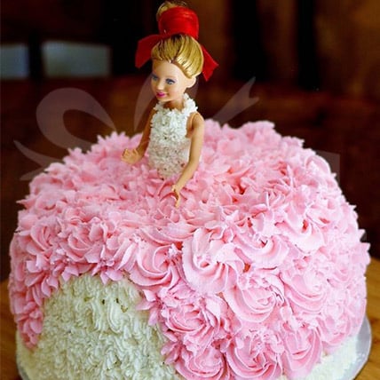 Swirl Barbie Cake (2 Kg)