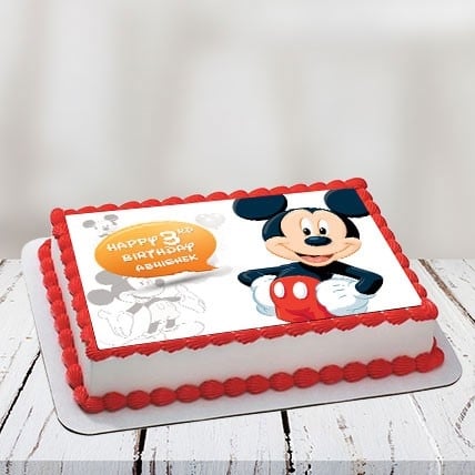 Mickey Photo Cake (3 Kg)