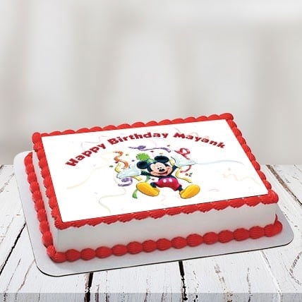 Mickey Mouse Photo Cake (3 Kg)