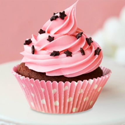 Strawberry Swirl Cupcakes (9 Cupcakes)