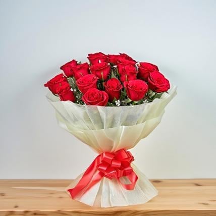 Premium Red Roses Bunch (12 Roses)