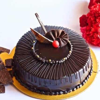 Premium Chocolate Truffle Cream cake (1/2 Kg Cake)