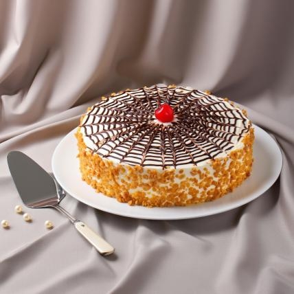 Crunchy Butterscotch Cake (1 Kg Cake)