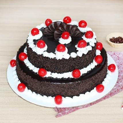 2 Tier Delicious Blackforest Cake (3 Kg Blackforest Cake)