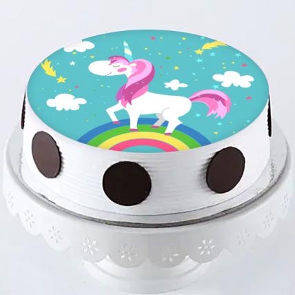 Unicorn Photo Cake (1 Kg)