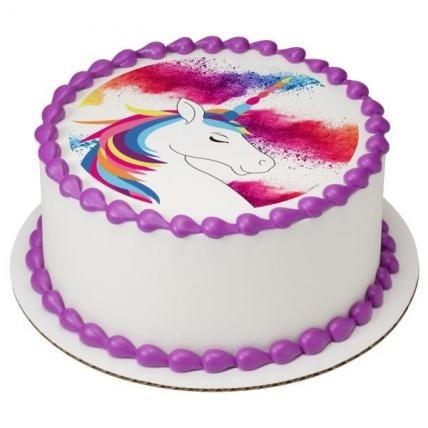 Cute Unicorn Photo Cake (3 Kg)