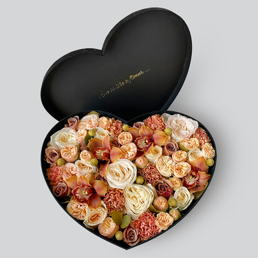 Love Desire Heart Box Flower