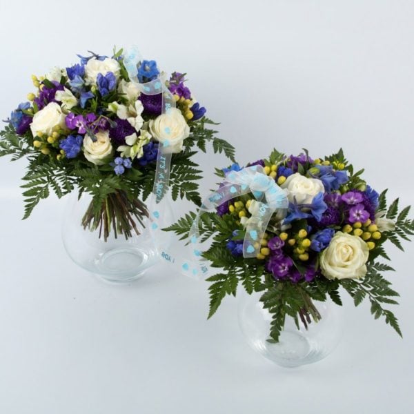 Mother And Child Bouquet Boy (Small)
