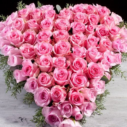 Pink Heart For Funeral (Small)
