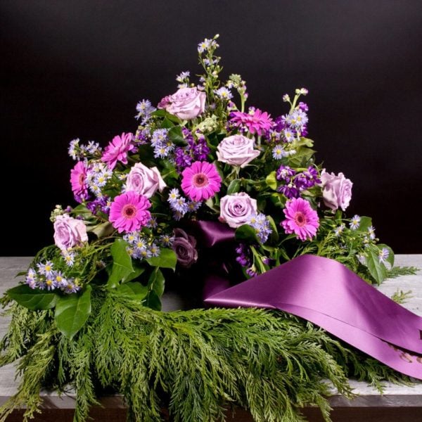 Wreath, Blue And Purple (Small)