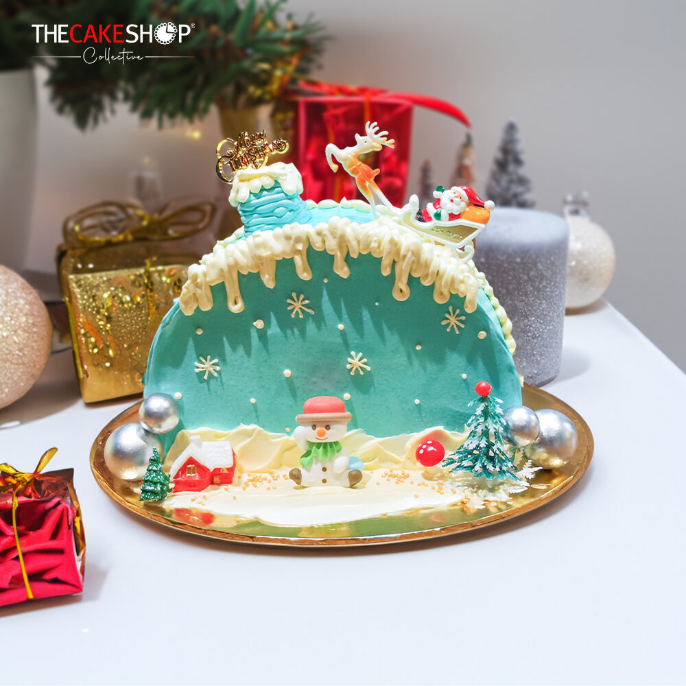 SNOWY DOME CAKE