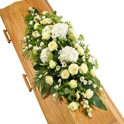 Casket decoration white green (Standard (S))