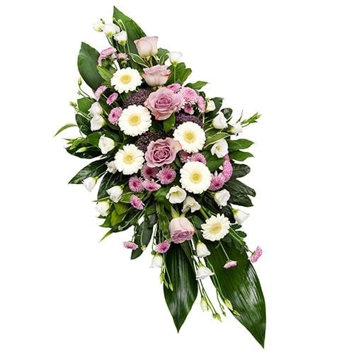 Funeral arrangement lilac white (Standard (S))