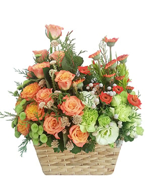 Sunny Rose Basket