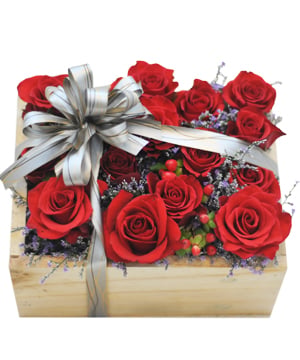 Box Of Red Roses