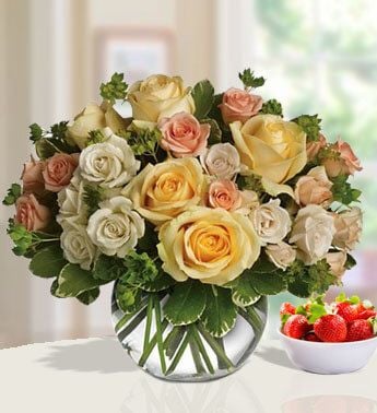 Sunny Memories (40 Yellow And  White roses)
