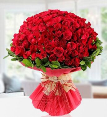 Breathtaking 100 (100 Red Roses)