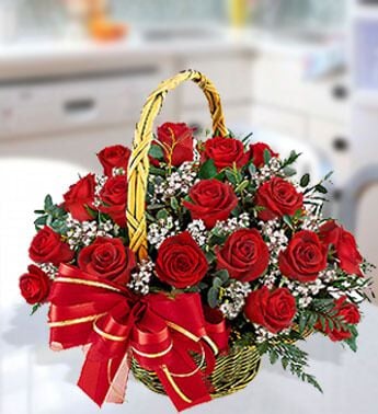 Magical Basket (30 Red Roses)