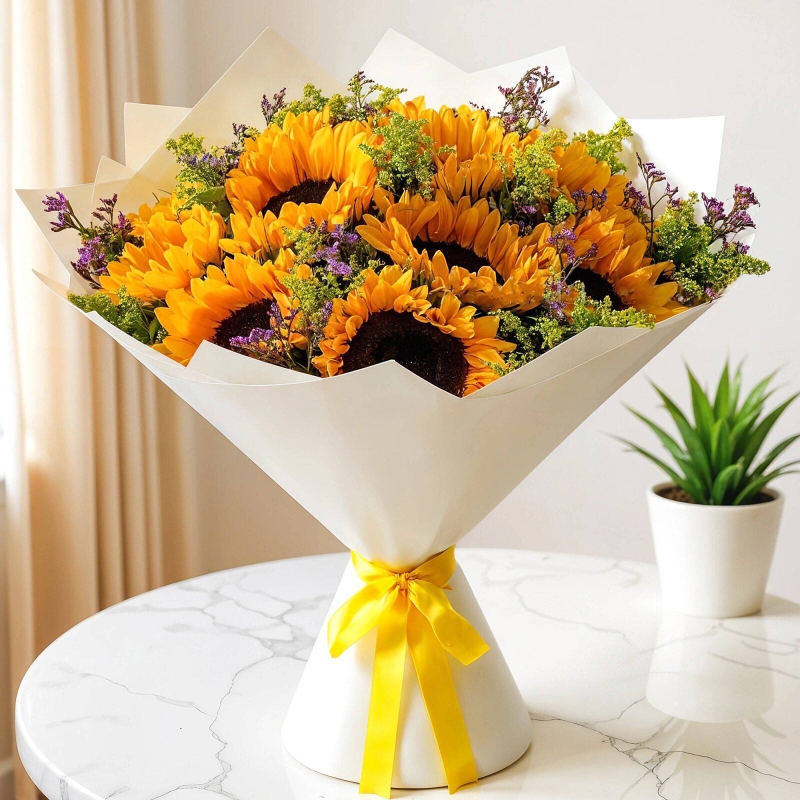 Bouquet of 10 Sunflowers (Classic)