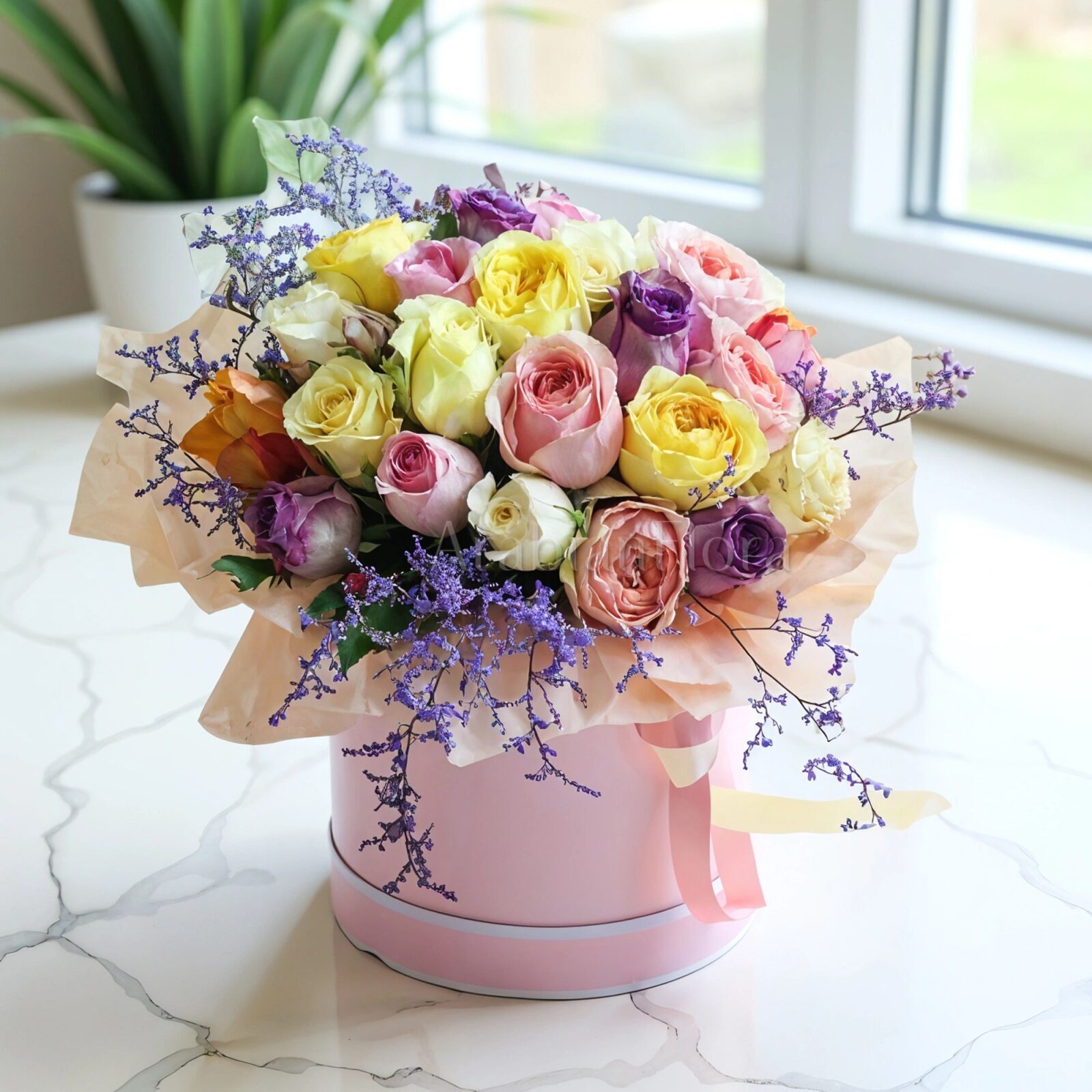 Mix Flowers in Box (Classic)