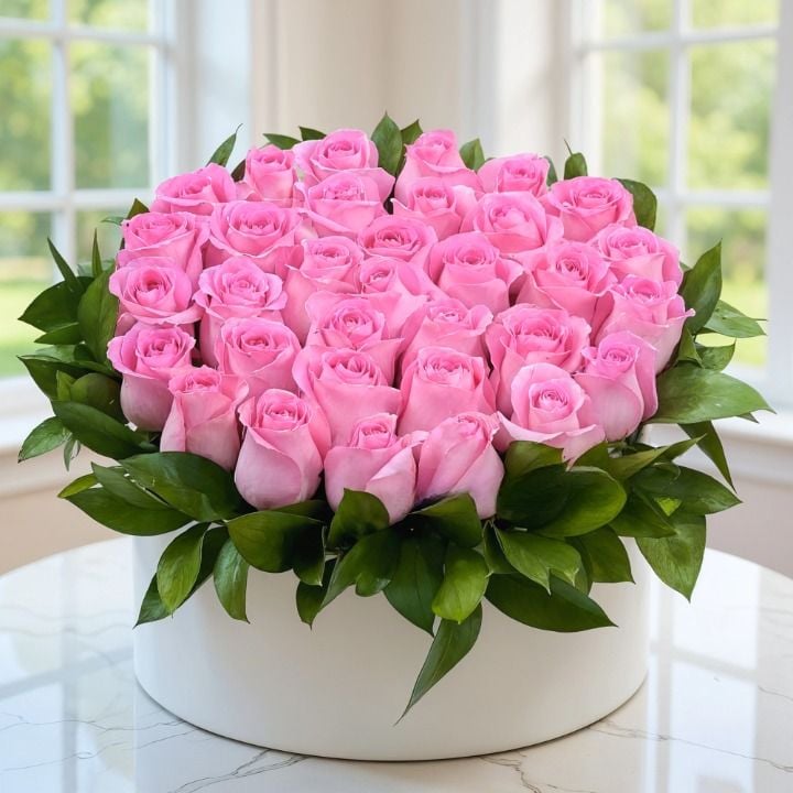 Pink Roses in Box (Classic)