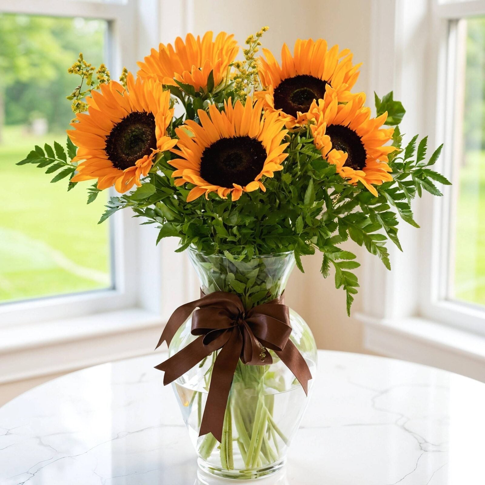 Sunflowers in Vase (Classic)