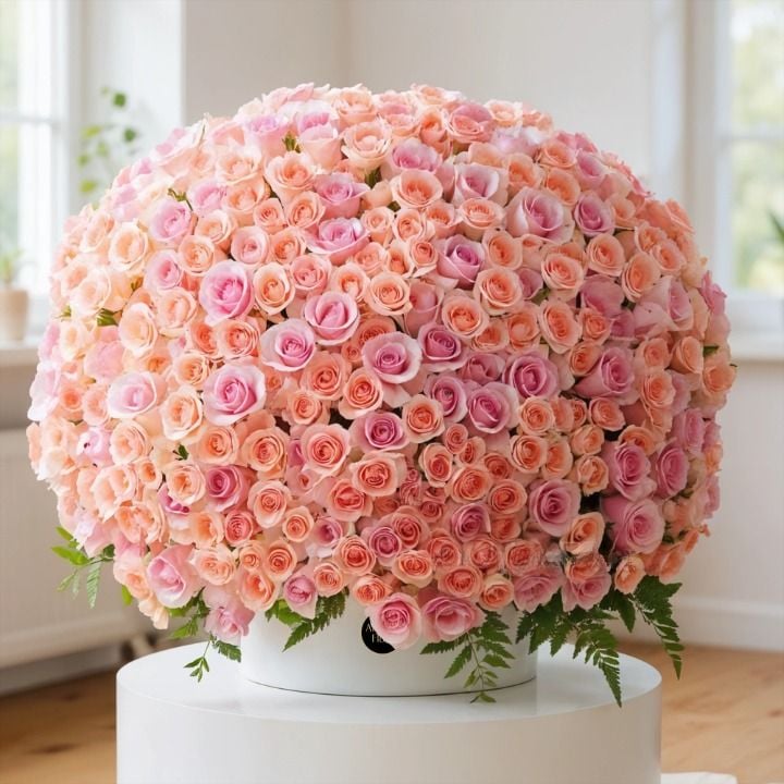 Pink Roses in a Box (Classic)