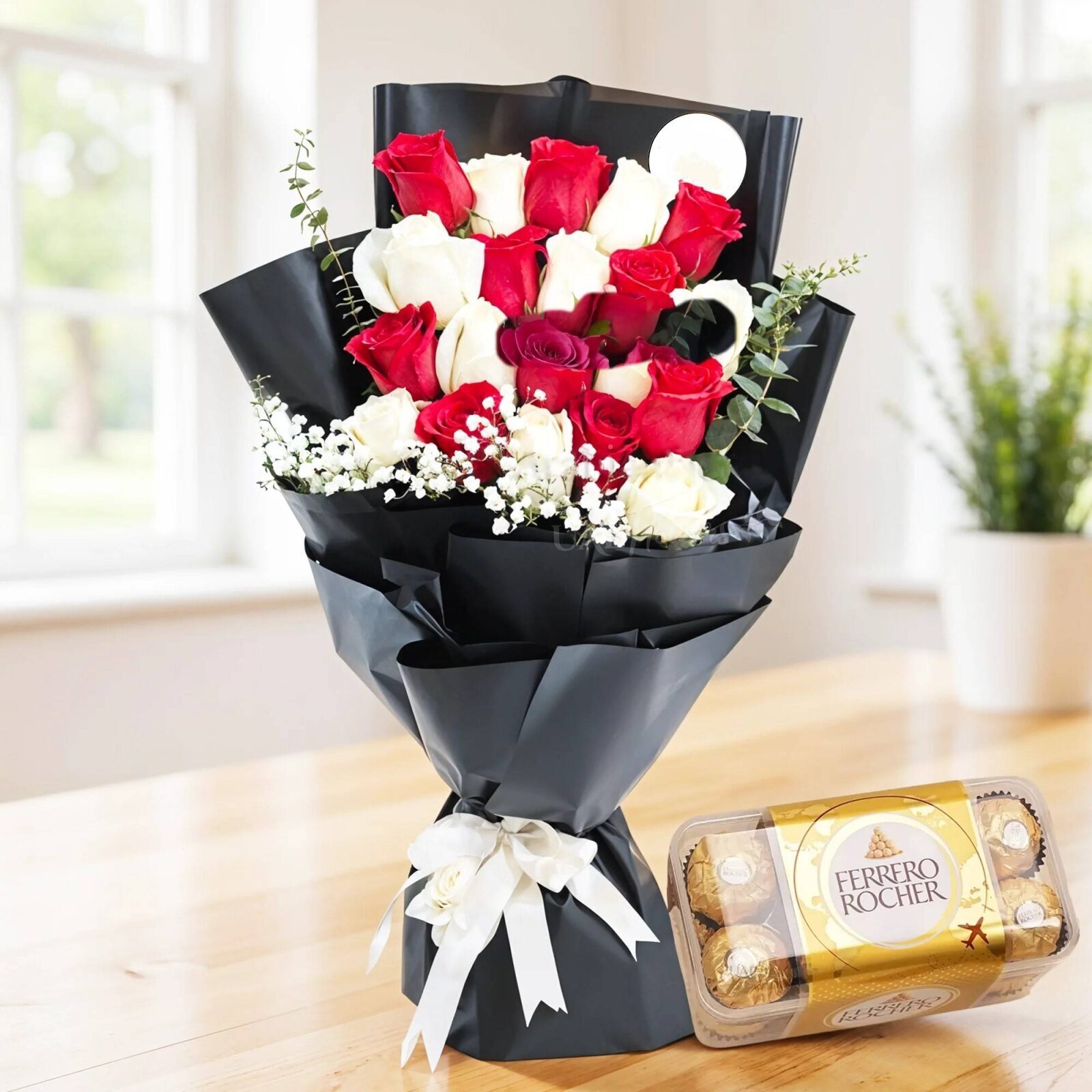 Bouquet of Roses & Chocolate (Classic)
