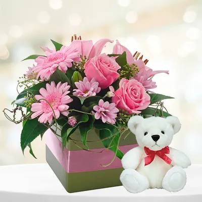 Enchanted Bloom With Dairy Milk Chocolates