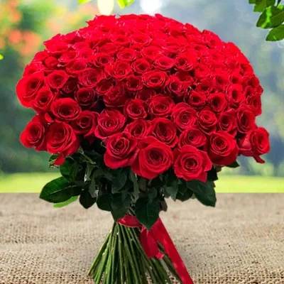 Bouquet Of 125 Red Roses (Classic)