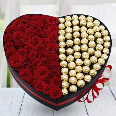 Roses & Ferrero In Box (Classic)