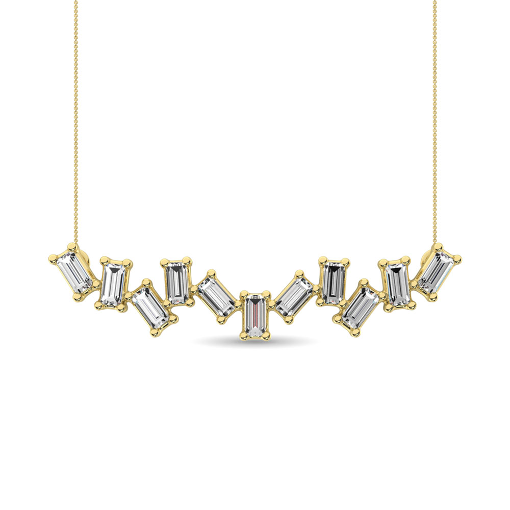 Diamond Fashion Necklace 1/10 ct tw in 10K Yellow Gold