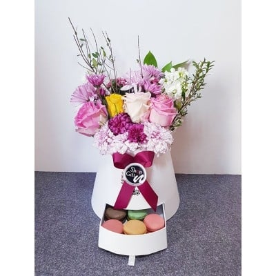 White Flowers Box
