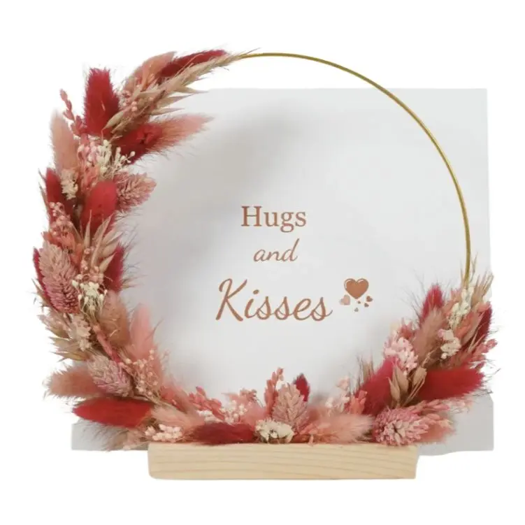 Dried flowerhoop