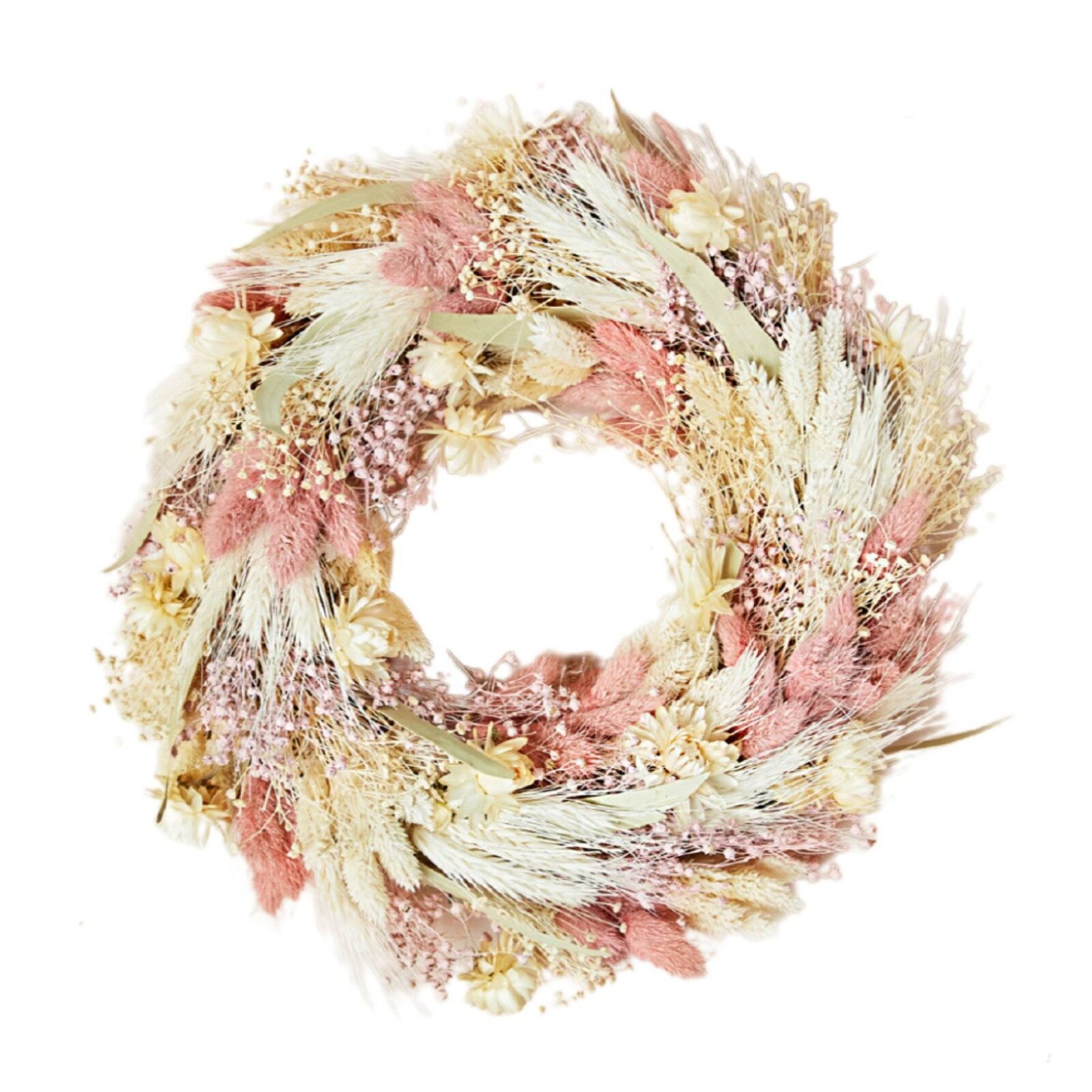 Dried flower wreath GLOW