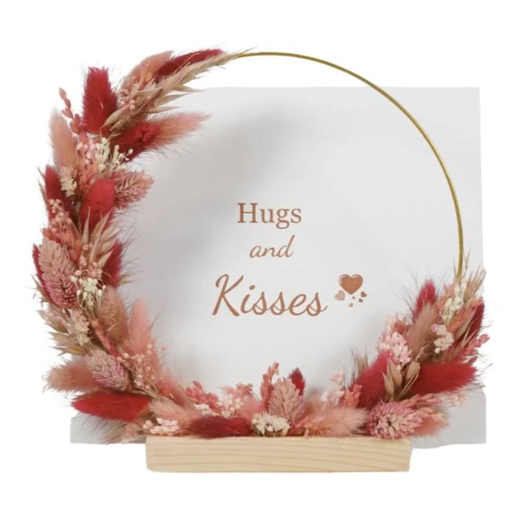 Dried flowerhoop