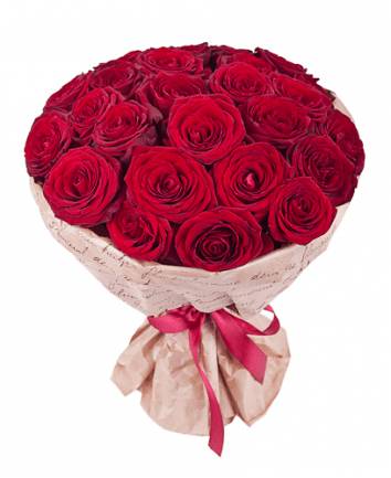 25 Red Roses bouquet
