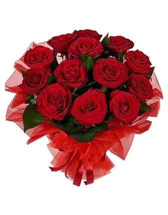 13 Red roses
