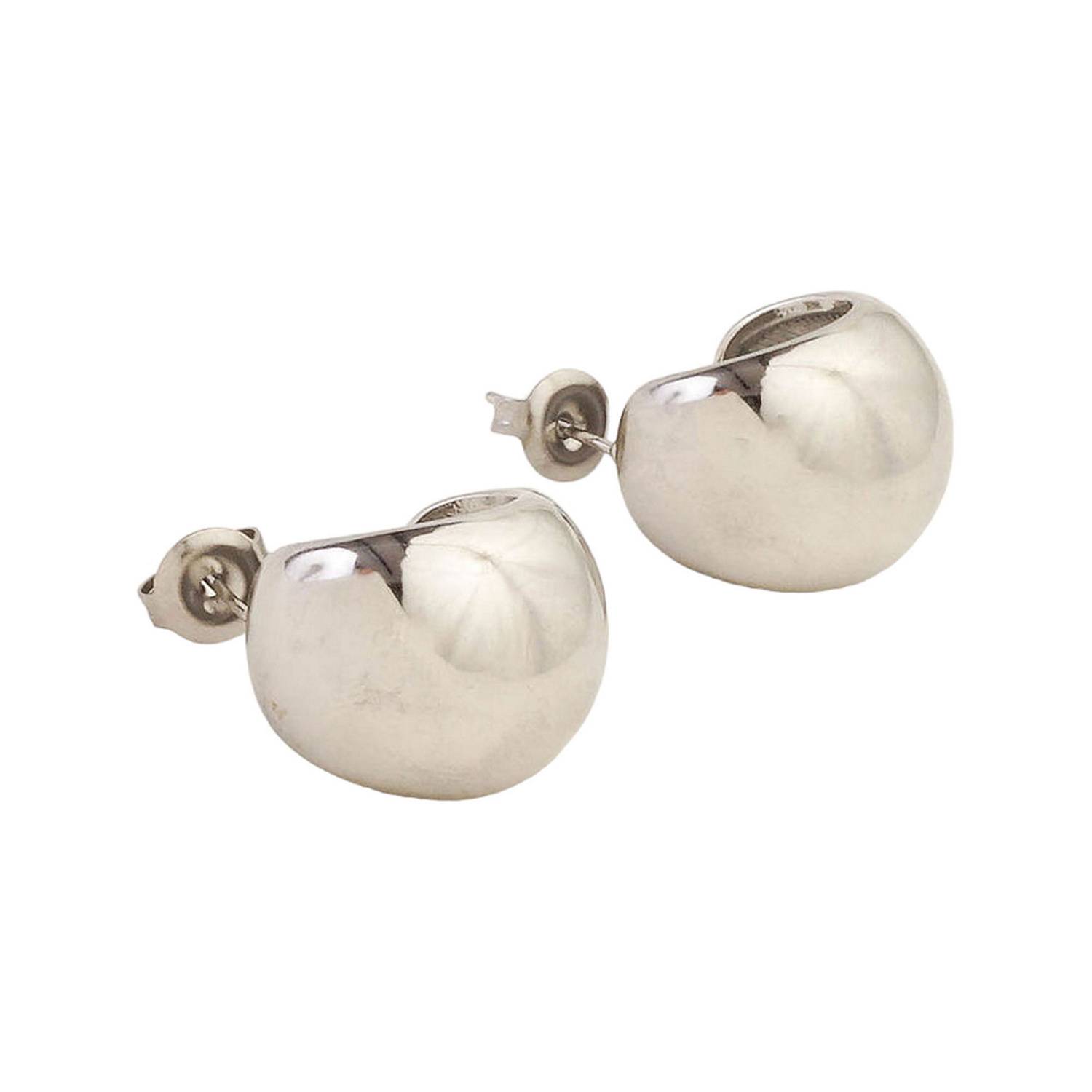 Dome Hoop Earrings