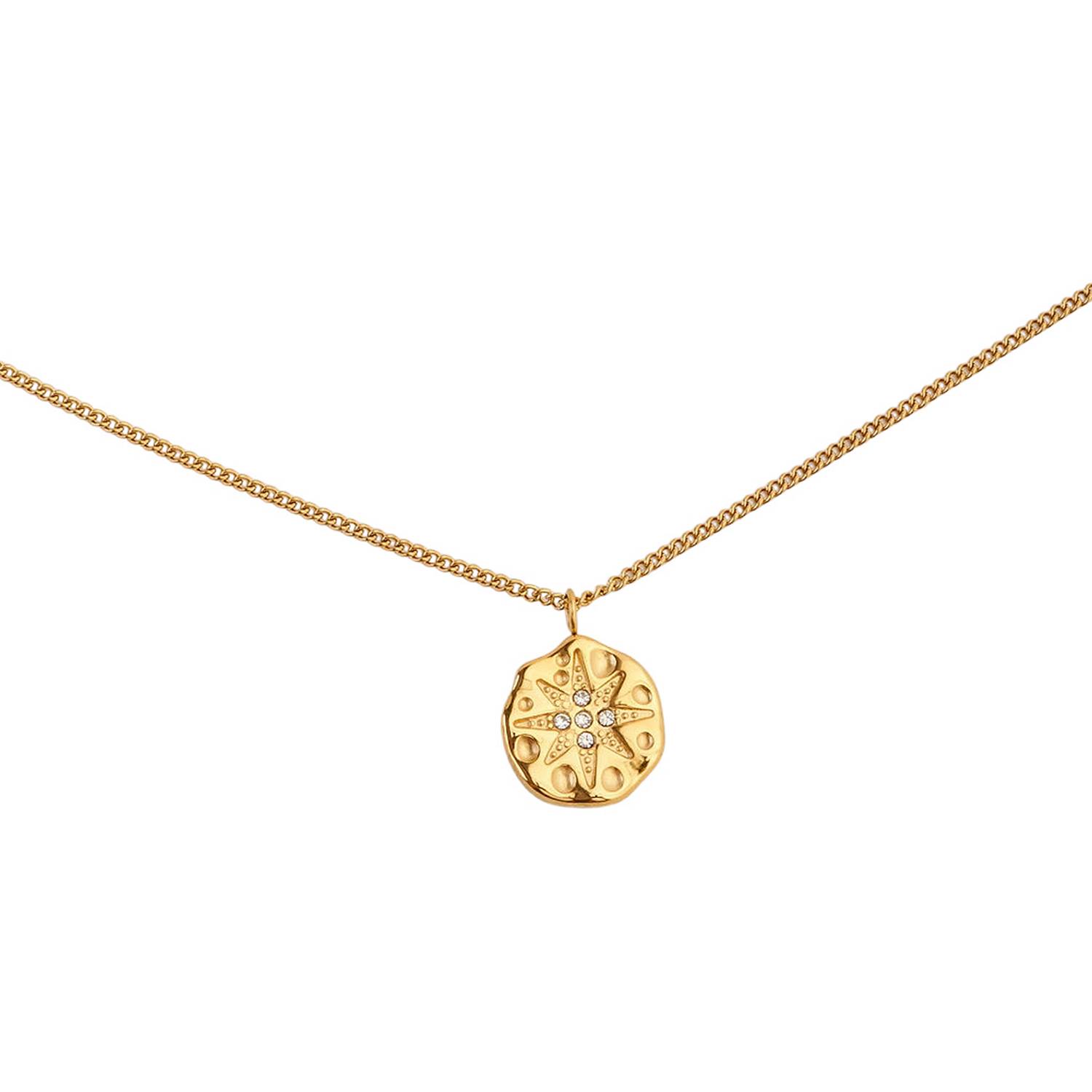 New Disc Pendant Necklace