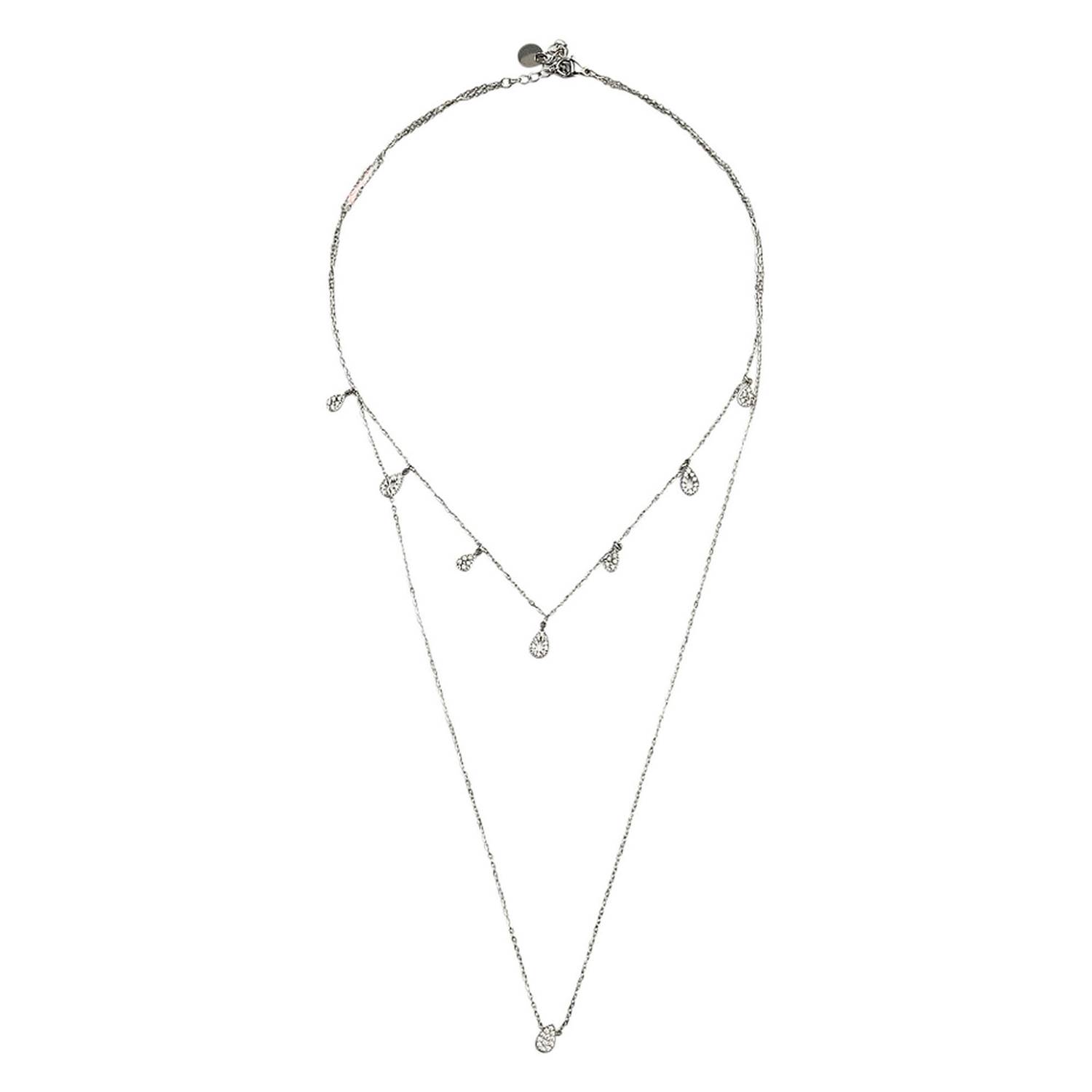 Double-Layer Tear Drop Necklace