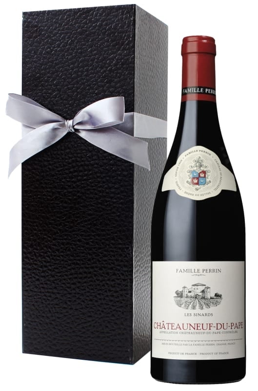 Famille Perrin Chateauneuf-du-Pape Les Sinards with Black Gift Box