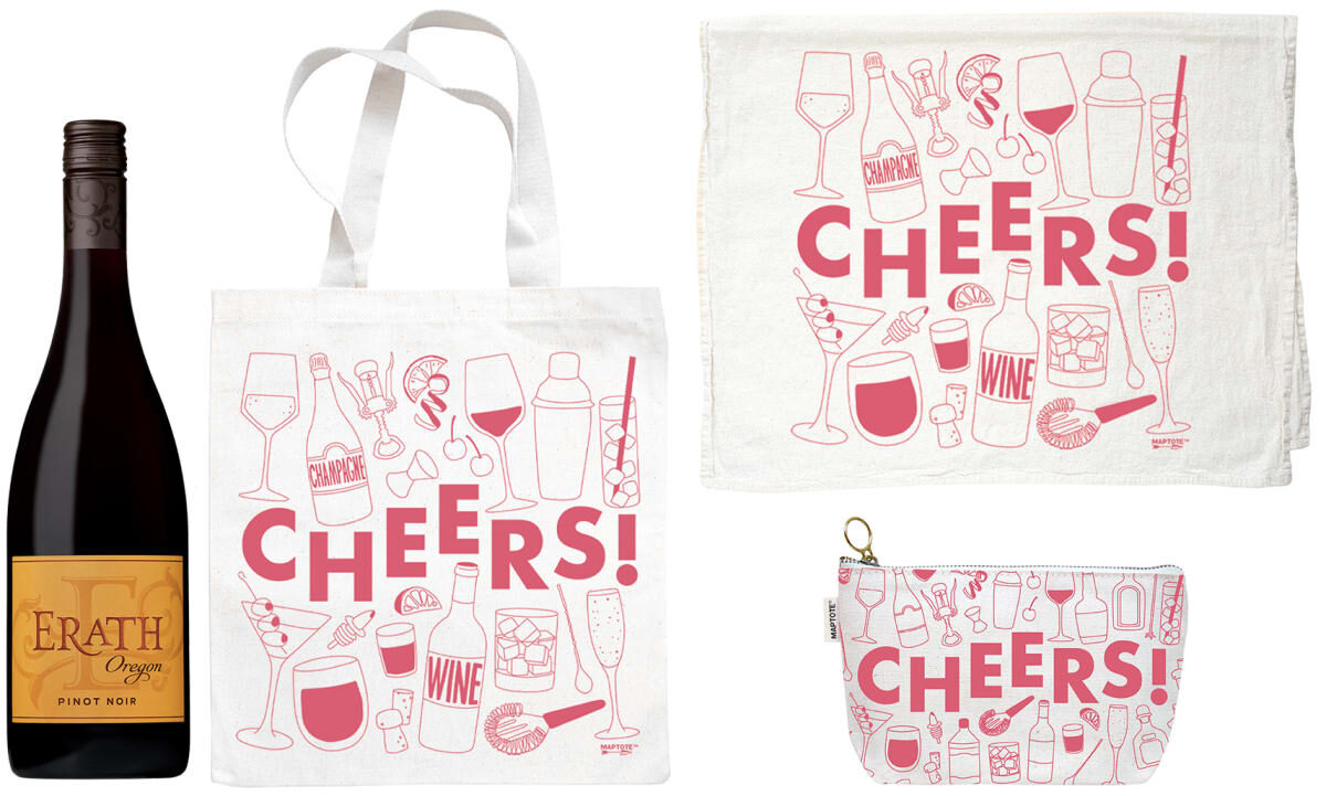Erath Pinot Noir & Maptotes Cheers! Gift Set