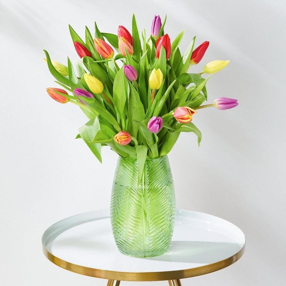Deluxe British Spring Tulips Letterbox