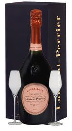 Glass Pack Champagne Cuvee Rose Brut Laurent-Perrier