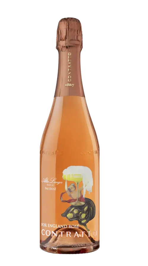 Alta Langa Rosé Pas Dosé 'For England' Contratto 2021