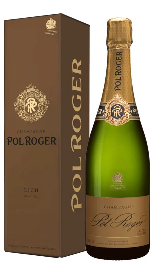 Champagne Demi Sec 'Rich' Pol Roger (Packaging)