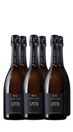 Wine Box Franciacorta Saten Castaldi (6 bottles)